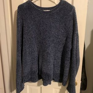 Blue XL Knit Sweater